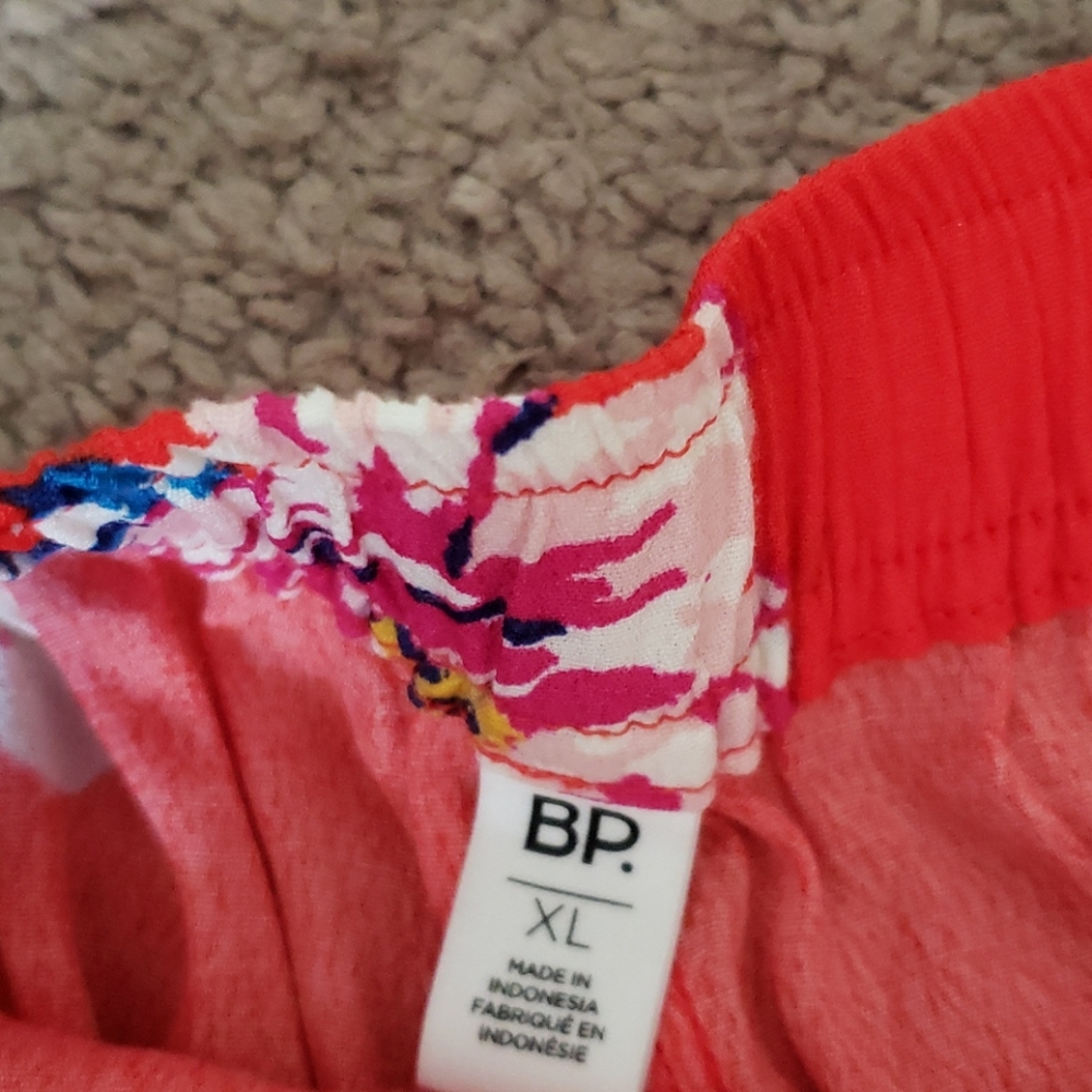 NWOT BP multicolor floral casual pants sz XL - Picture 3 of 3